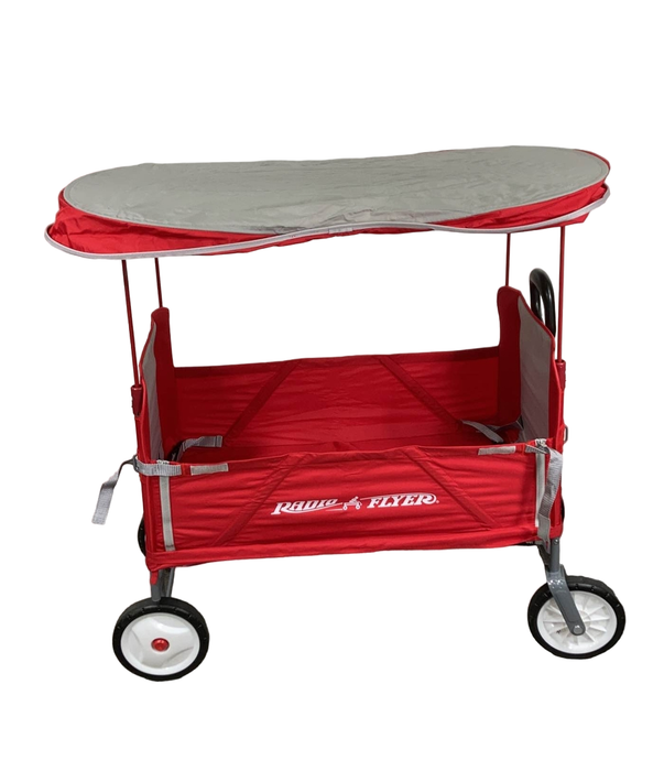 used Radio Flyer 3-in-1 EZ Fold Wagon With Canopy HIDDEN PHOTO REQ 1.28