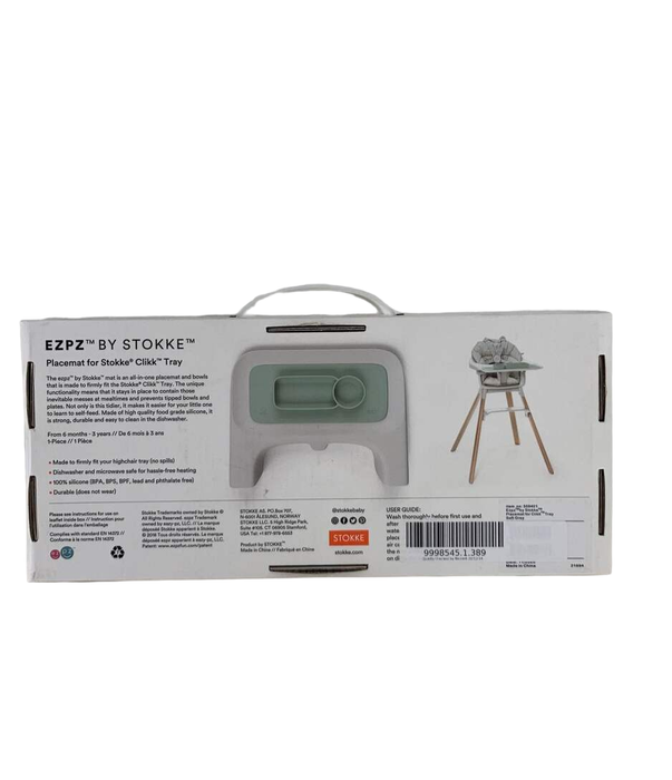 Shop Stokke ezpz Placemat for Clikk Tray, Soft Grey at GoodBuy Gear