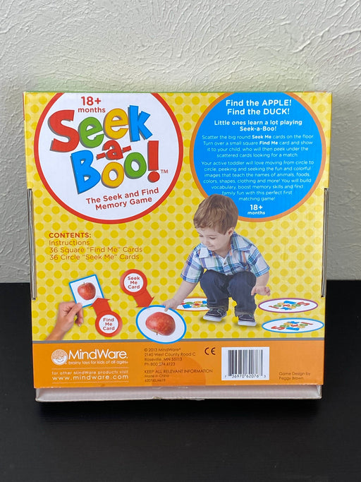 used MindWare Seek-a-Boo