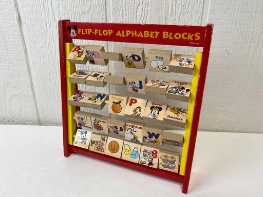 used Disney Flip Flop Alphabet Blocks