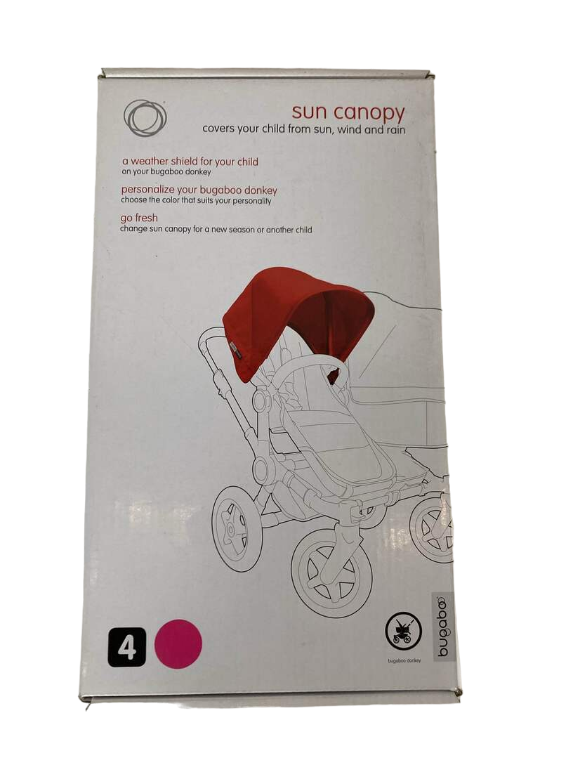 Bugaboo Donkey Sun Canopy, Pink