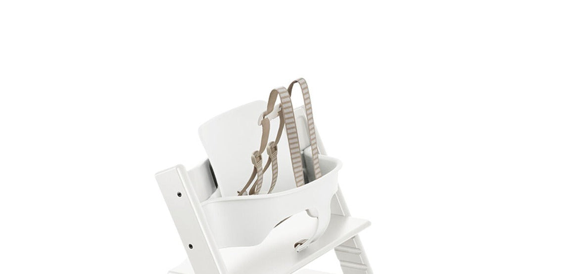 used Stokke Tripp Trapp Baby Set, White, Version 4 