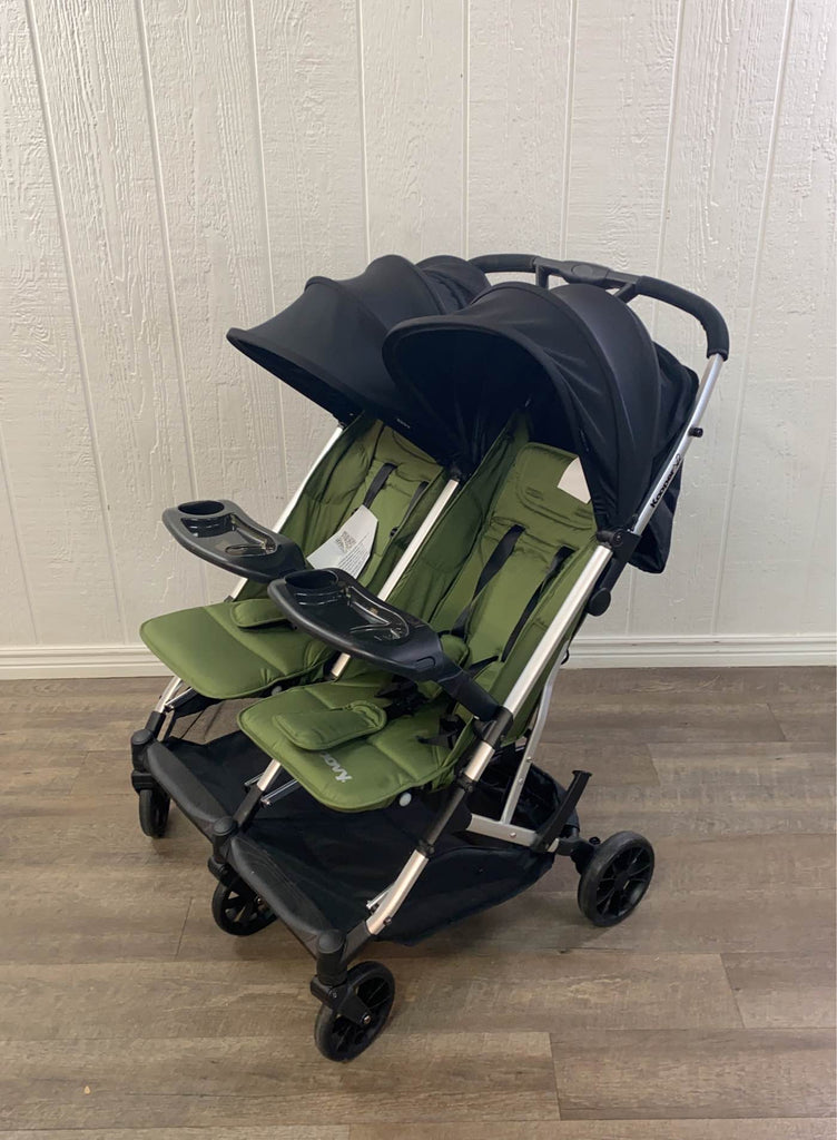 Joovy Kooper X2 Double Stroller, Olive, 2021
