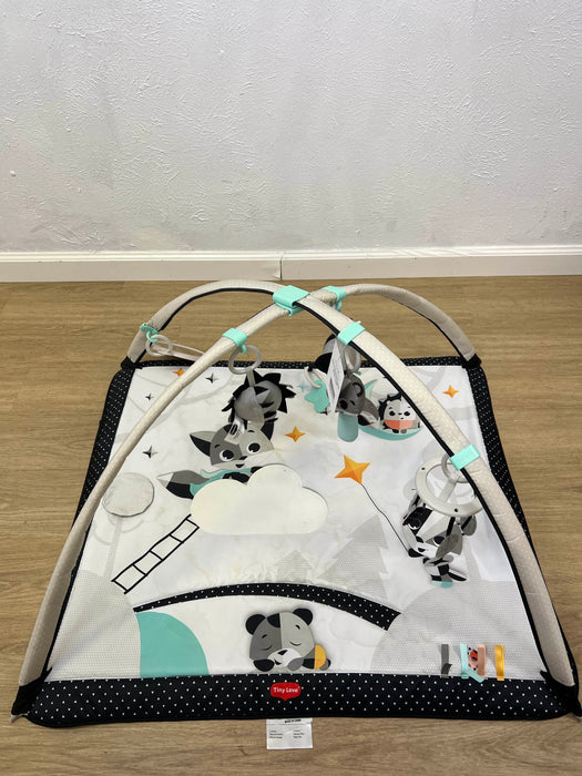 secondhand Tiny Love Black & White Gymini Activity Playmat