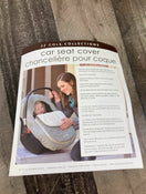 used JJ Cole Car Seat Cover, Gray