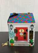 used Melissa & Doug Take-Along Wooden Doorbell Dollhouse