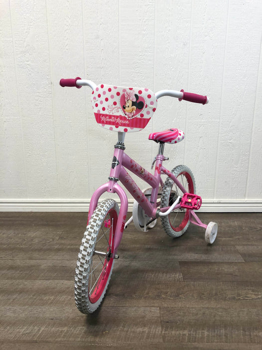 used Huffy Minnie Mouse 12” Bike With Training Wheels