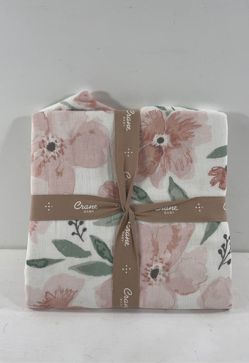 secondhand Crane Baby Cotton Sateen Wearable Blanket, flowers