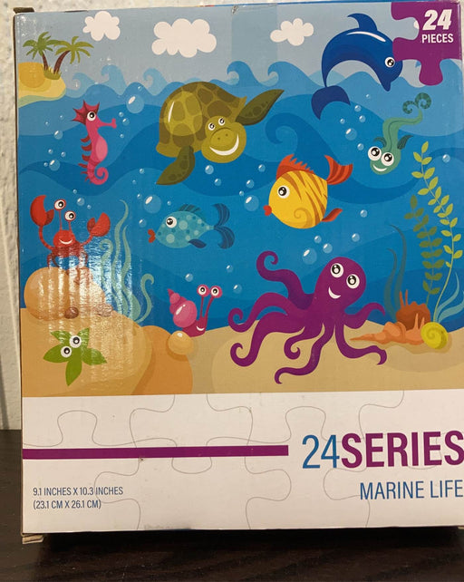 used Jigsaw Puzzle, Marine Life