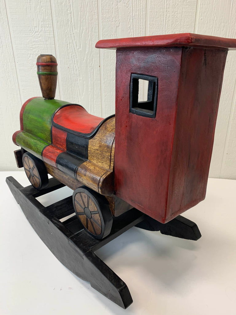 Wooden Rocking Train