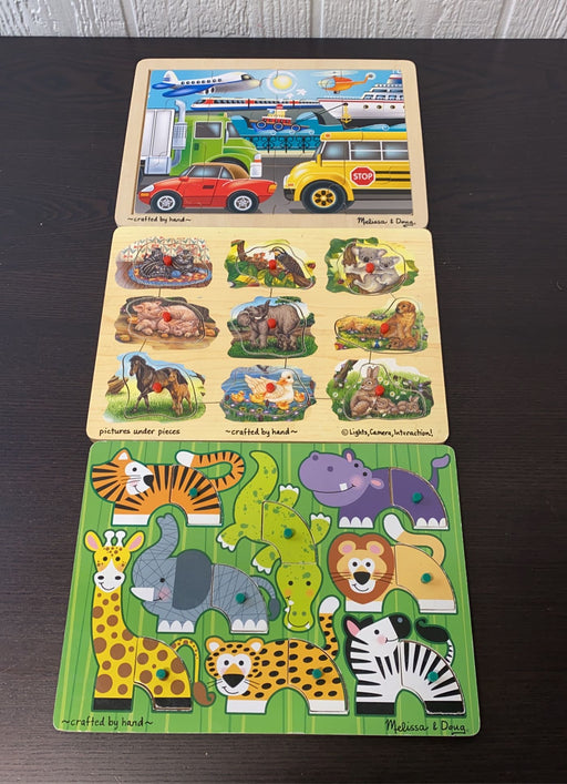 used Melissa & Doug Puzzle Bundle