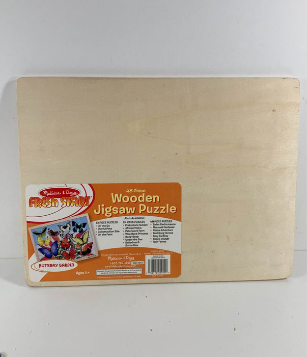 used Melissa & Doug 48-Piece Wooden Jigsaw Puzzle