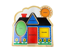 secondhand Melissa & Doug Jumbo Knob Puzzle