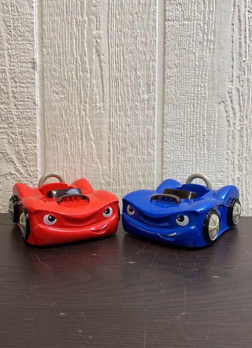 secondhand Little Tikes Remote Control Bumper Cars - Set of 2