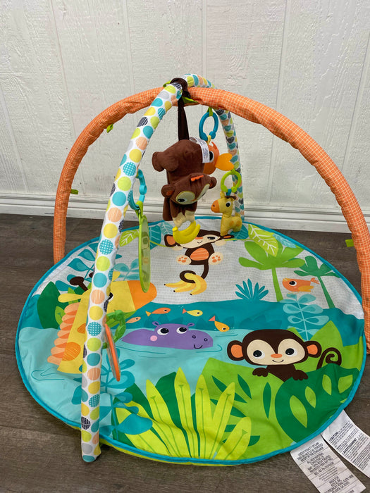 used Bright Starts Monkey Business Musical Activity Gym and Play Mat