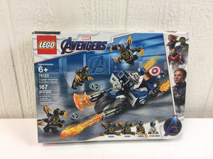 LEGO Marvel Avengers Captain America: Outriders Attack 76123 Building Kit  (167 Pieces)