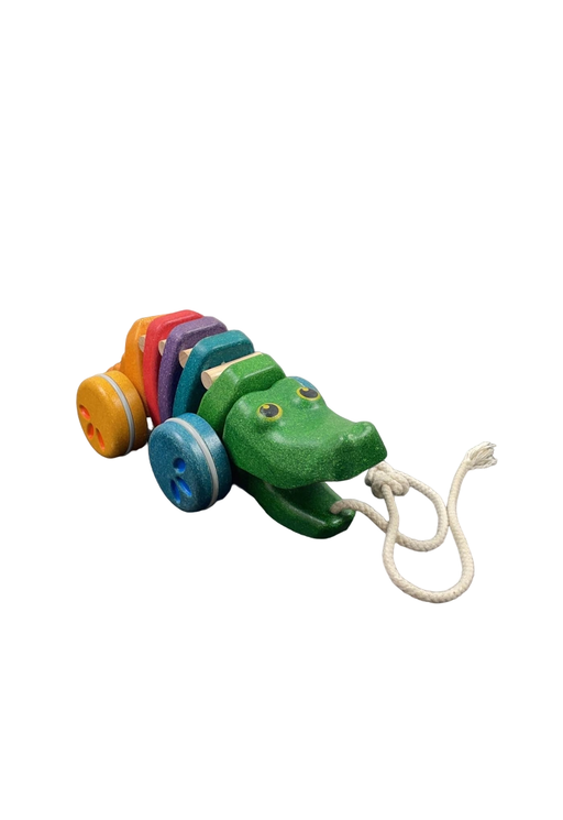 used Plan Toys Pull Along Alligator