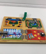 used Melissa & Doug Lock & Key Board