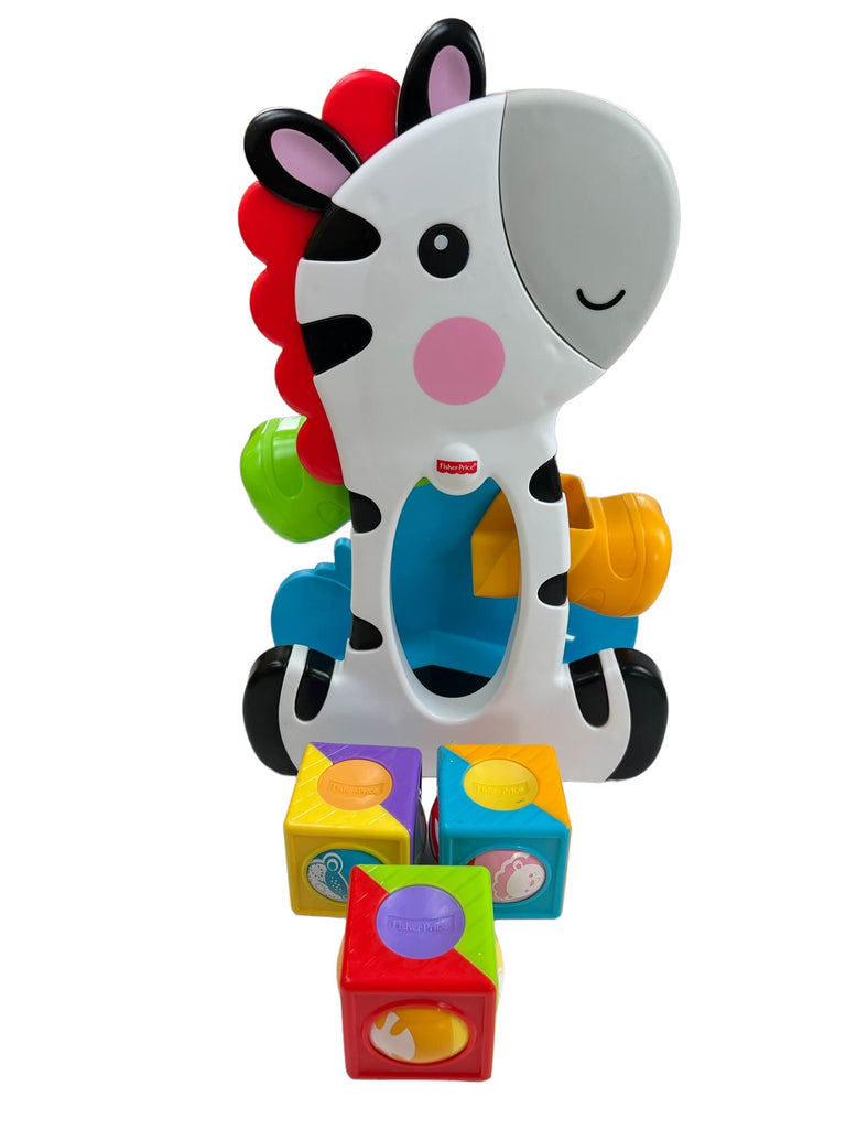 Fisher Price Roller Blocks Tumblin’ Zebra