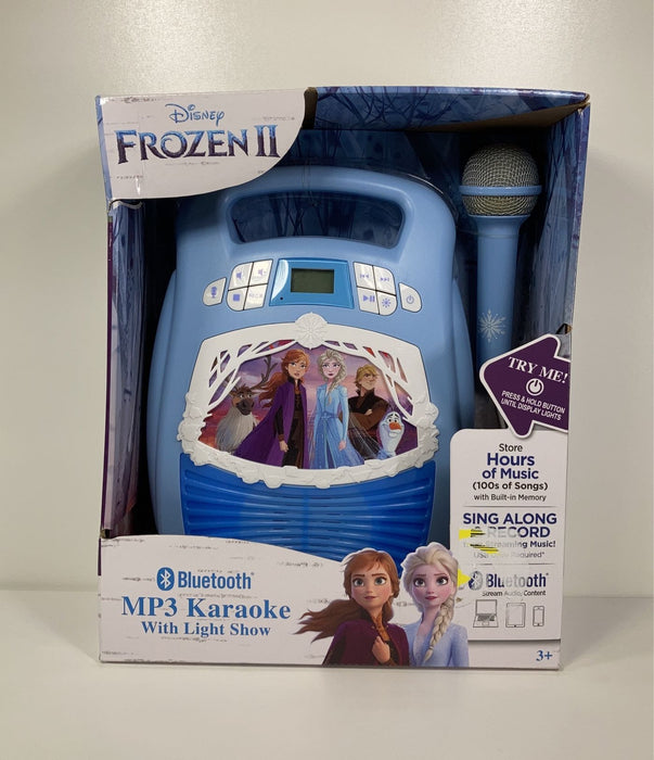 used Disney Frozen 2 MP3 Karaoke Machine with Light Show