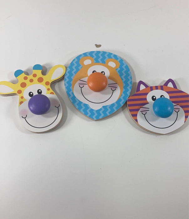 secondhand Melissa & Doug Jumbo Knob Puzzle