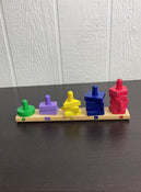 used Melissa & Doug Stack & Sort Board