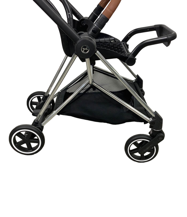 Cybex MIOS Stroller Frame, 2019, Chrome With Brown Details