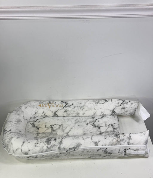 used DockATot Deluxe+ Dock, Carrara Marble