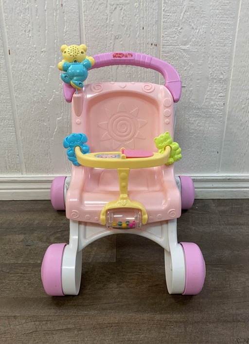 secondhand Fisher Price Brilliant Basics Stroll Along Walker