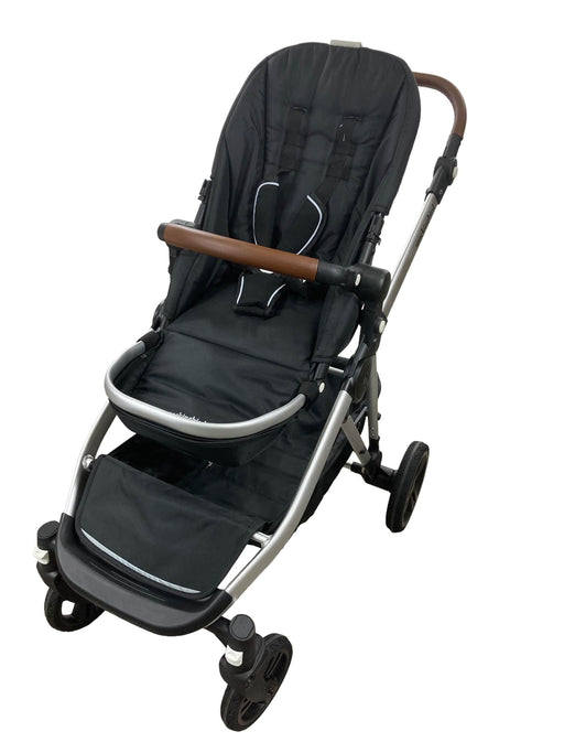 used Mockingbird Single to Double Stroller, Black , Silver with Penny Leather, 2022