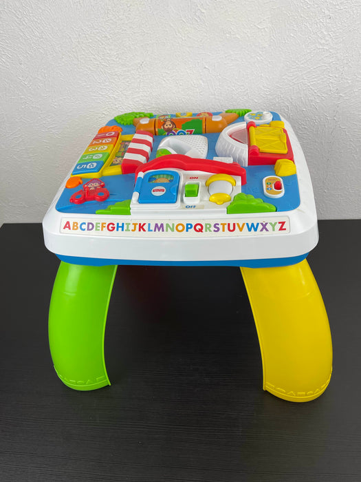 used Fisher Price Laugh & Learn Puppy and Friends Learning Table