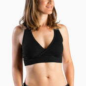 Shop Kindred Bravely French Terry Racerback Nursing And Sleep Bra, Black, Large - Busty/Grande+ at GoodBuy Gear