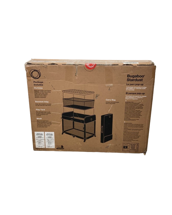 secondhand Bugaboo Stardust Playard, Grey Melange