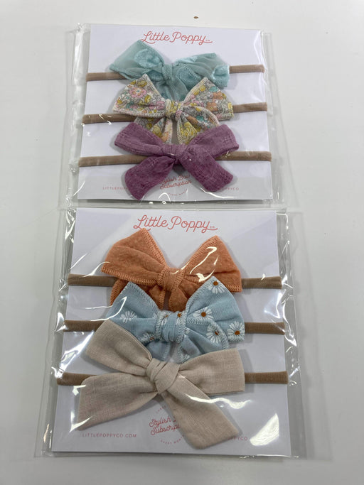 used BUNDLE Little Poppy Hair Bows