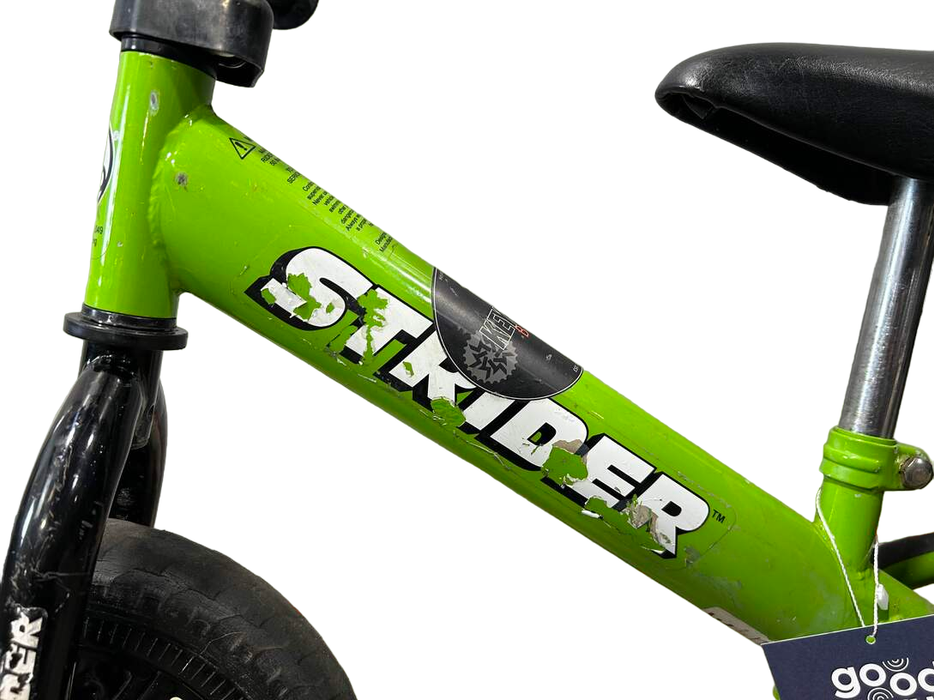 used Strider Balance Bike 12” Classic, Green