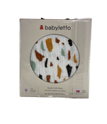 used Babyletto Muslin Mini Crib Sheet, Terrazzo