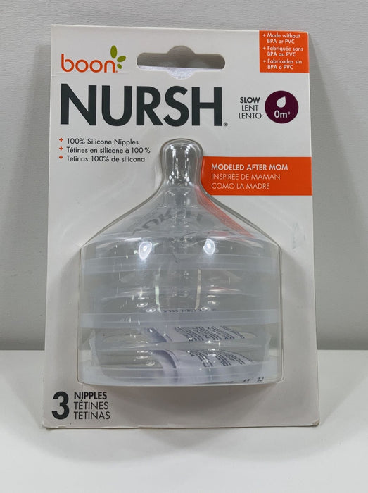 Shop Boon Nursh Nipples, 3 Pack, Slow at GoodBuy Gear