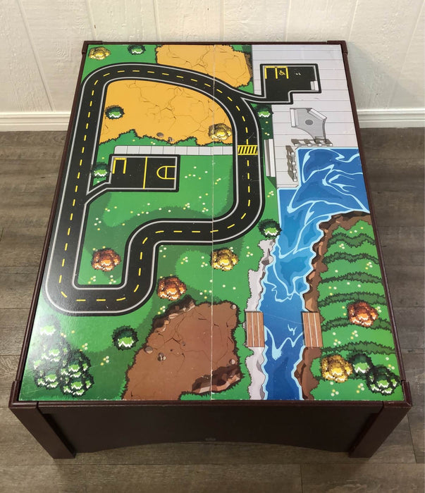 used KidKraft Metropolis Train Table and Set