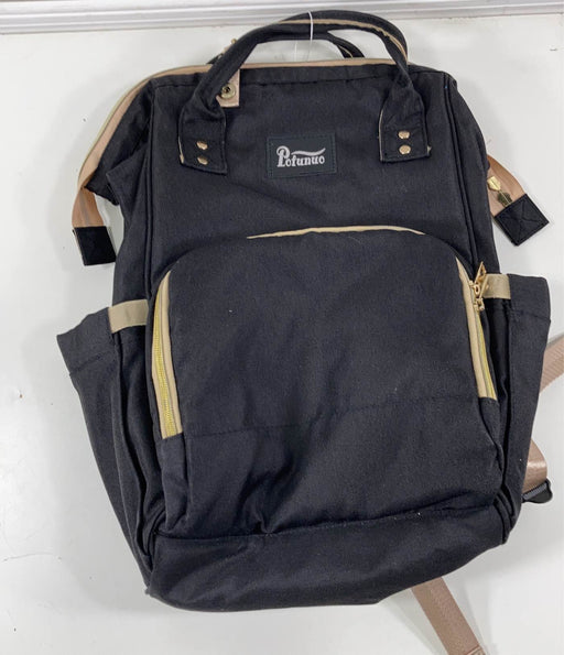 Pofunuo Diaper Bag Backpack Black