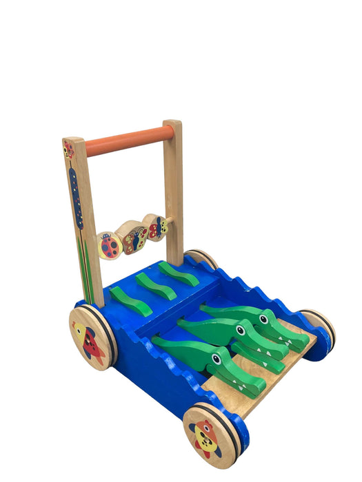 used Melissa & Doug Chomp and Clack Alligator Push Toy