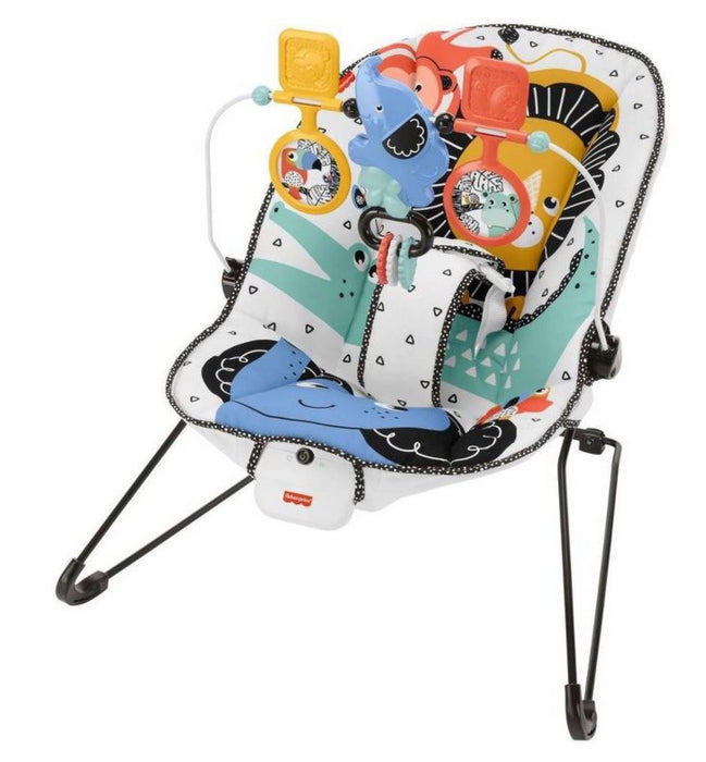 used Fisher Price Baby Bouncer, Lion Around