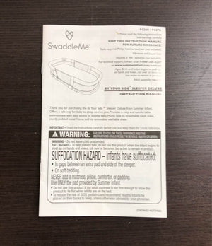 Swaddleme bassinet shop instructions