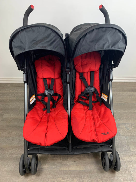 used Babies R Us Zobo X2 Side By Side Stroller, [DONATE]