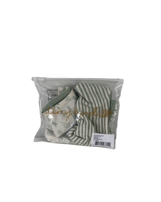 Shop Tiny Kind Bandana Bibs 2 Pack, Safe Multi Leaf at GoodBuy Gear