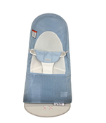 used BabyBjorn Bouncer Balance, sk3y blue/ white mesh, Light Gray Frame