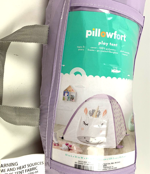 used Pillowfort Unicorn Character Play Tent