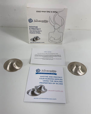 SILVERETTE The Original Silver Nursing Cups - Soothe and Protect