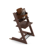 used Stokke Tripp Trapp High Chair with Baby Set and Tray, Walnut, White