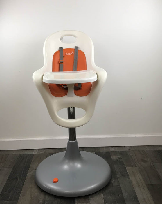 used Boon Flair High Chair, Orange/White