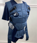 Shop BabyBjorn Baby Carrier Mini, Vintage Indigo Woven at GoodBuy Gear